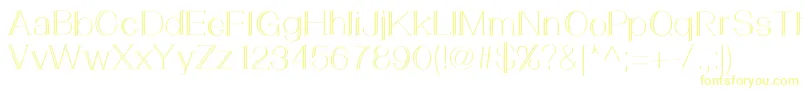 LemonCookie-Schriftart – Gelbe Schriften