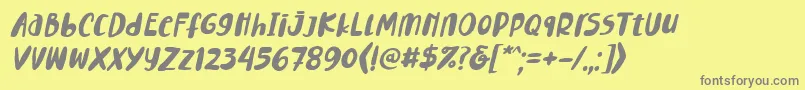 More about Lemontea Squash Italic Font Font Lemontea Squash Italic Font Font – Gray Fonts on Yellow Background