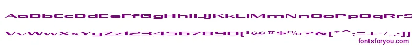 KubraLow Font – Purple Fonts on White Background