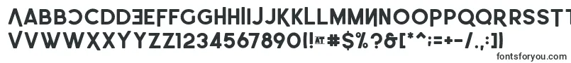 Шрифт LeoSemiRounded Bold – типографские шрифты