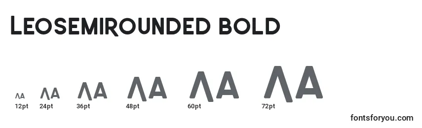 LeoSemiRounded Bold Font Sizes