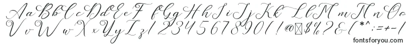 LeslieDawn-fontti – Yksinkertaiset fontit