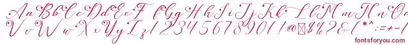 LeslieDawnStar Font – Red Fonts