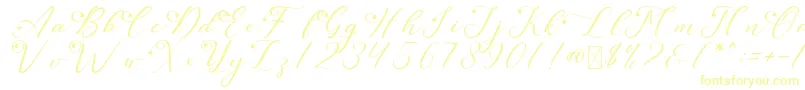 LeslieDawnStar Font – Yellow Fonts