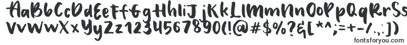 フォントLeSofia Regular – インクで書かれたフォント