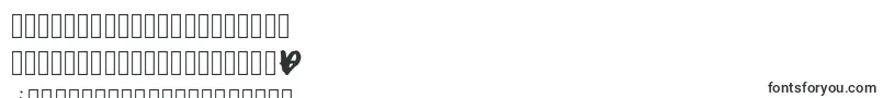 フォントLeSofia Regular – タタール文字
