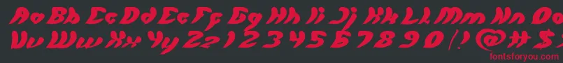 let it be Light Font – Red Fonts on Black Background