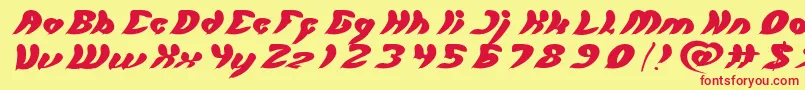 let it be Light Font – Red Fonts on Yellow Background