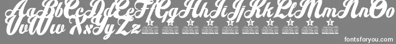 Let it Be Personal Use Font – White Fonts on Gray Background