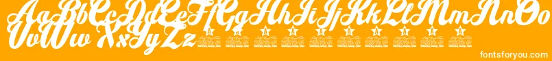 More about Let it Be Personal Use Font Let it Be Personal Use Font – White Fonts on Orange Background