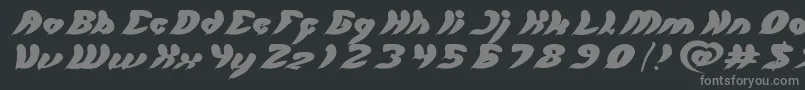let it beフォントについての詳細 フォントlet it be – 黒い背景に灰色の文字