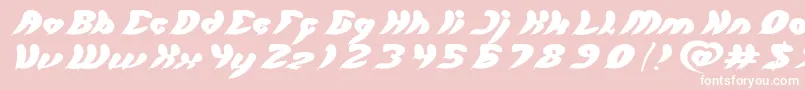 フォントlet it be – ピンクの背景に白い文字