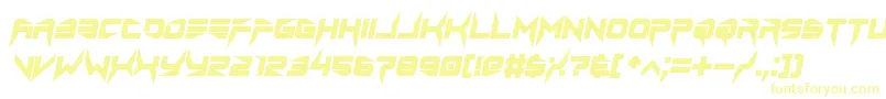 Police lethal injector bold italic – polices jaunes