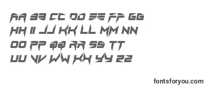 Шрифт Lethal injector bold italic