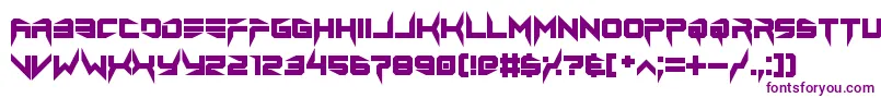 lethal injector bold Font – Purple Fonts on White Background