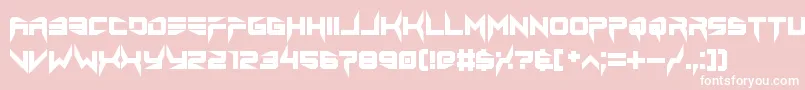 lethal injector bold Font – White Fonts on Pink Background