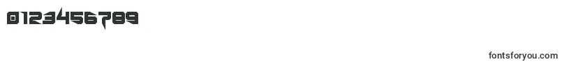 lethal injector bold-Schriftart – Schriften für Zahlen und Nummern