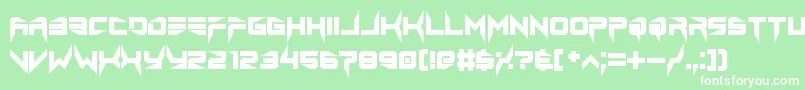 lethal injector bold Font – White Fonts on Green Background