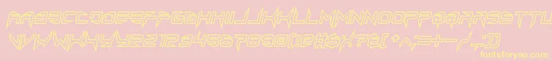 fuente lethal injector hollow2 italic – Fuentes Amarillas Sobre Fondo Rosa