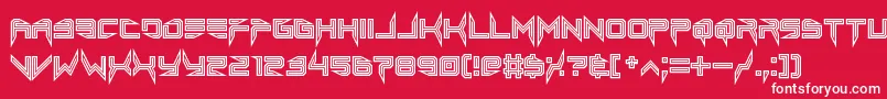 lethal injector inline Font – White Fonts on Red Background