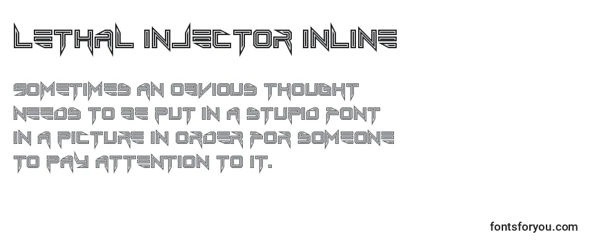 Lethal injector inline Font