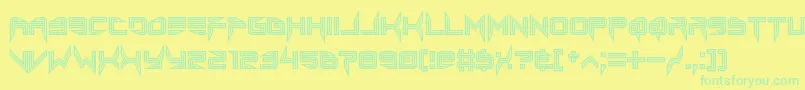 fuente lethal injector inline – Fuentes Verdes Sobre Fondo Amarillo