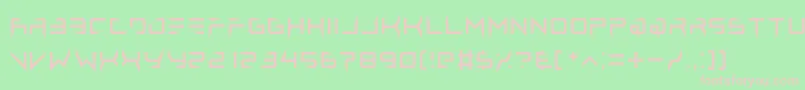 lethal injector regular Font – Pink Fonts on Green Background