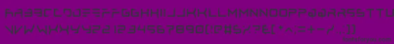 lethal injector regular Font – Black Fonts on Purple Background