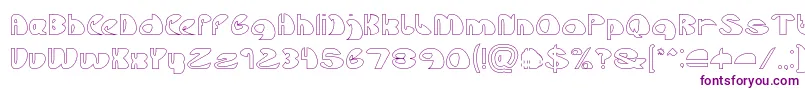 Lets Do It Again Hollow Font – Purple Fonts
