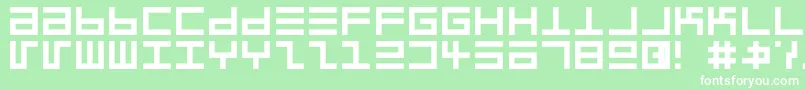 EppsEvans Font – White Fonts on Green Background