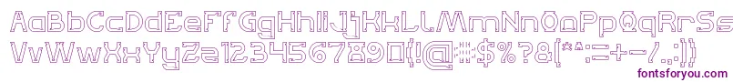 Lets Get It on Hollow Font – Purple Fonts