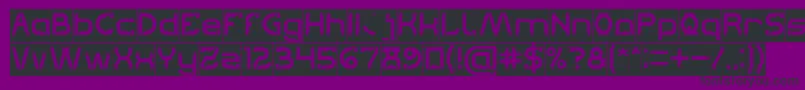 Lets Get It on Inverse Font – Black Fonts on Purple Background