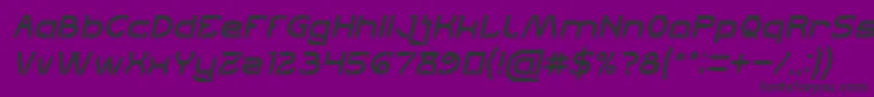 Lets Get It on Italic Font – Black Fonts on Purple Background