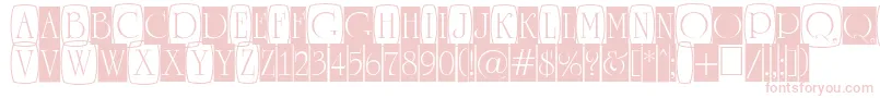 ARomanusttlcmd3cb-fontti – vaaleanpunaiset fontit