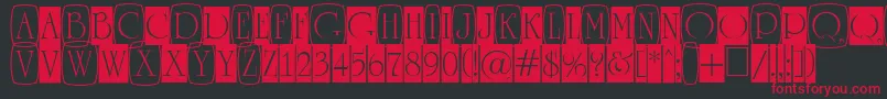More about ARomanusttlcmd3cb Font ARomanusttlcmd3cb Font – Red Fonts on Black Background