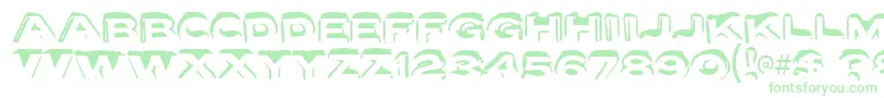 letter set a Font – Green Fonts