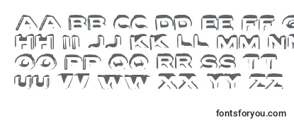 Letter set a Font