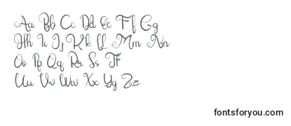 Schriftart Lettering Script