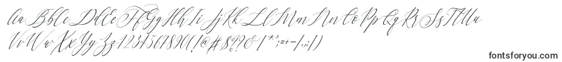 Шрифт Letternisa Slant   – надписи красивыми шрифтами