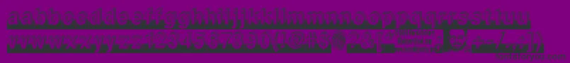 En savoir plus sur la police LEVEL Police LEVEL – polices noires sur fond violet