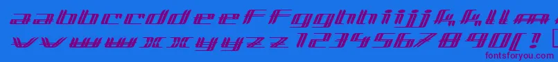 Шрифт lewinsky – фиолетовые шрифты на синем фоне