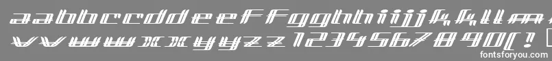 lewinsky Font – White Fonts on Gray Background