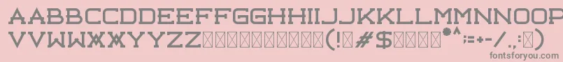 Libercity Free Font – Gray Fonts on Pink Background