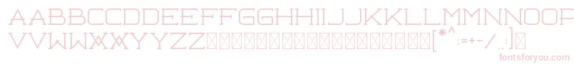 Fonte Libercity Thin Free – fontes rosa em um fundo branco