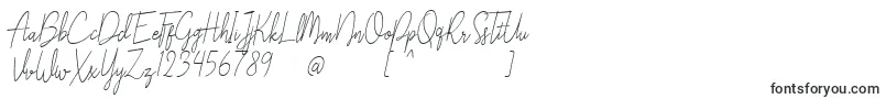 Liberika Oblique-fontti – Käsinkirjoitetut fontit