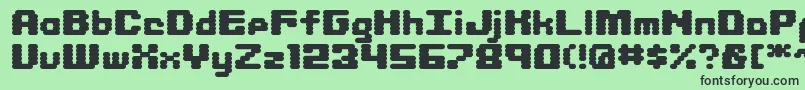 LIBRIT   Font – Black Fonts on Green Background