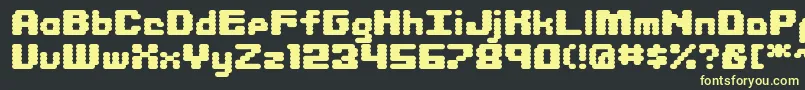 LIBRIT   Font – Yellow Fonts on Black Background