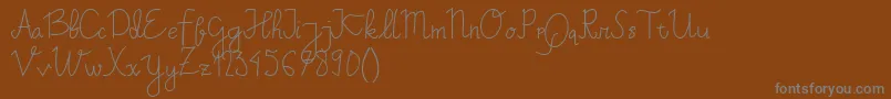 More about Lichalizta Demo Font Lichalizta Demo Font – Gray Fonts on Brown Background