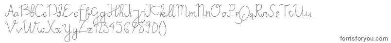 Lichalizta Demo-Schriftart – Graue Schriften