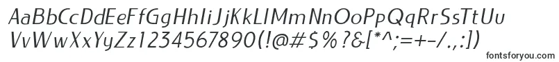 Шрифт LIEUR Italic PERSONAL USE ONLY – шрифты для Windows